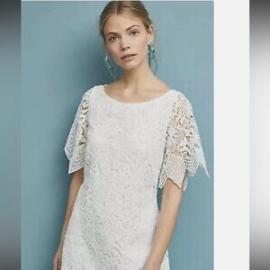 Anthropologie Charleston Lace Mini dress
